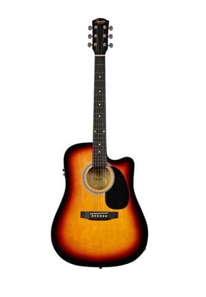 Fender SA 105CE SunBurst Squier Semi Acoustic Guitar with Fishman Pick Up